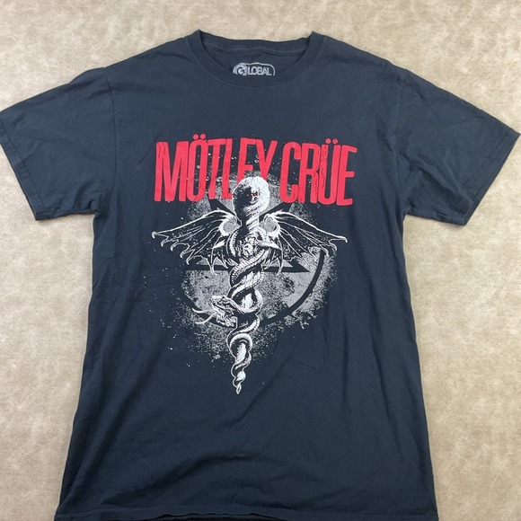 Motley Crue Dr Feelgood T Shirt Rock & Roll Music Classic Band‎ Tee Black Sz S - Picture 6 of 6